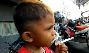 Chain smoking 2-year-old puffs through two packs a day | The Citizen