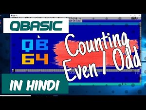 QBasic Program To Count Even And Odd Number Upto 50