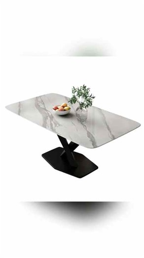 Modern Luxury Dining Table Set Elegant Sintered Stone Marble Table for Home Furniture Dining Room Use