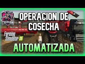 Automate Your Harvest 🚜 Complete Operation with AutoDrive and Courseplay in FS25