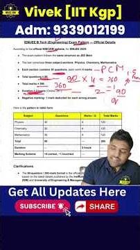 IEMJEE 2026 Paper Pattern | IEM UEM Placements | Fees