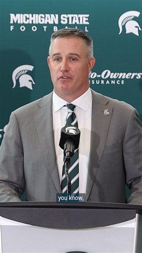 🔗: https://l.mlive.com/qikhl6 New Michigan State football head coach Pat Fitzgerald talks about why he chose MSU. | MLive.com