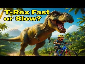 T-Rex Fast runner or slow walker Fun Dinosaur Facts for Kids | Toy Play Learn TPL
