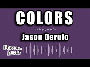Jason Derulo - Colors (Karaoke Version)