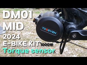 2024 TOSEVEN DM01 1000W Torque Sensor Mid Moto Review E-BIKE Kit : Dr.ROAD Installation Full Guide