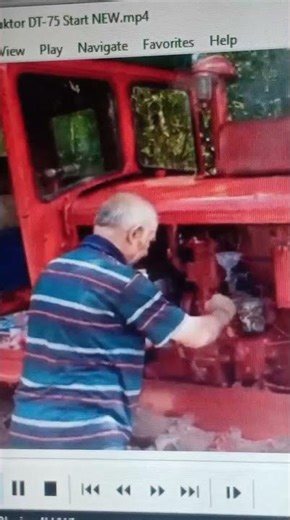 Chinese DT-75 start