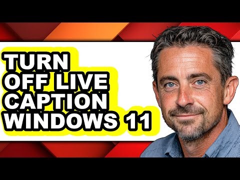 How to Turn Off Live Caption Windows 11 (updated)