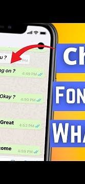 How to change fonts on WhatsApp | How to change font style in WhatsApp in iPhone iOS 14