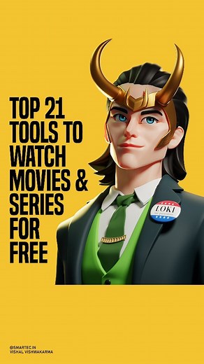 Hi on Instagram: "21 Apps/Websites to watch and download movies/series for free. . Telegram Group link in bio . Love these tools? Check @smartec.in for more! . Tag 3 friends who might need this . . . . #webseries #tvseries #movies #netflix #primevideo #hotstar #apps #websites #zee5 #sonytv #tech #technology #techtips #techtricks #tipsandtricks #smartec"