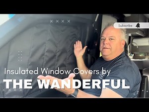 Insulated Blackout Window Cover Set for Sprinter Vans | Privacy, Temperature Control & Easy Install
