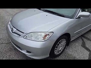 2005 Honda Civic EX Special Edition Sedan: walk-around & cold start