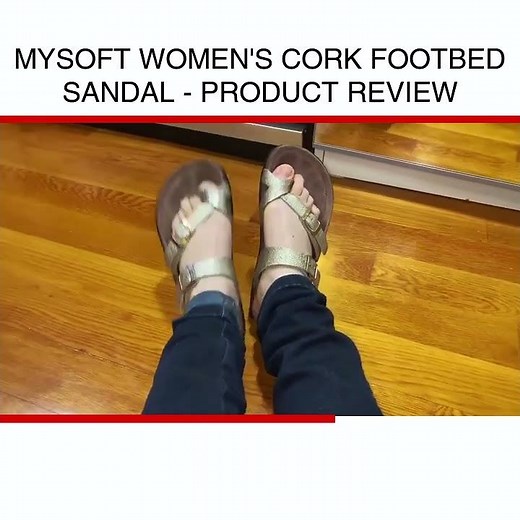 mysoft Women's Cork Footbed Sandal - Product Review