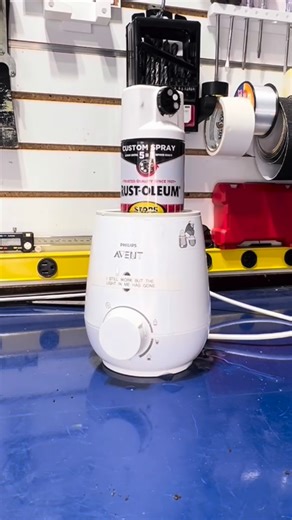Turbo Dad Restorations | My most used spray paint “hack” is to bring my paint up to a warmer temperature before use… and my kids old bottle warmer? The PERFECT... | Instagram