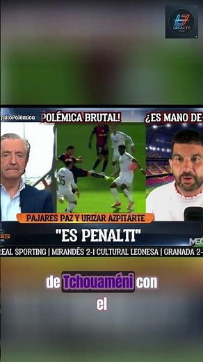 Controversy! Missing or Hand of Tchouaméni in Football? #shorts