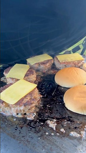 Wagyu Cheeseburgers on the Grill 🍔 Charcoal & Juicy Goodness