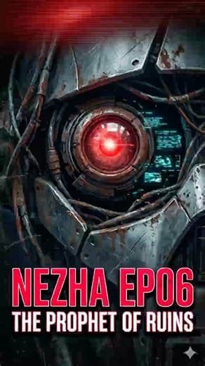 NEZHA EP06: The Stolen Code | Secrets of the Ruins 🐉💾 #Cyberpunk #Shorts #Animation