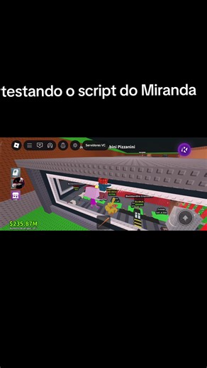 Testando Scripts do Miranda no Evento Brainrot