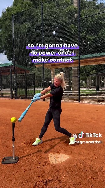 How to set up the tee for a pitch down the middle, inside & outside. I see far too many athletes setting up incorrectly when doing tee work at my clinics and I see it from all ages. I can’t stress enough how important it is to have the tee in the correct spot. You can have the best swing in the world but if your contact point is off, it does you no good. For a pitch down the middle, you’ll want to make contact with the ball about even with your front foot in order to stay connected and hit for m