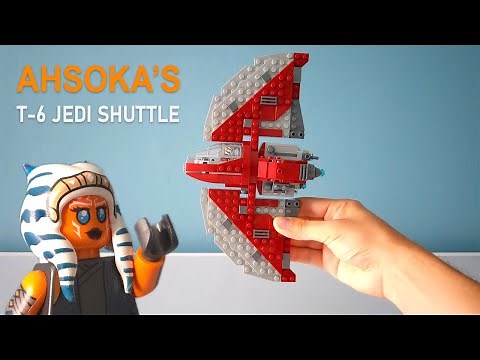 LEGO Star Wars Ahsoka's T-6 Jedi Shuttle MOC | Building Instructions