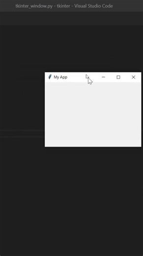 Tkinter GUI Basic Window #python #gui #tkinter
