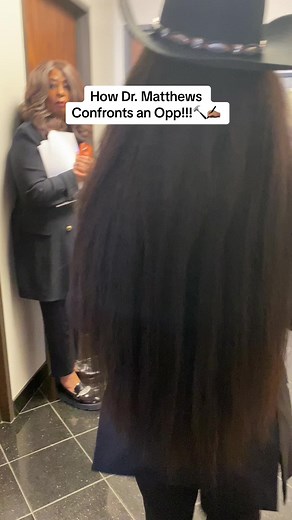 How Dr. Matthews Confronts an Opp!!! Put Them On Notice!!! No Threats!!!@DrCandiceMatthews 🔨✍🏽#fyp #explorepage #drcandicematthews #boosted #NOTALK🔨 #prairieviewtexas