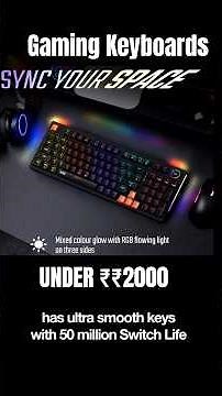 Budget Gaming Keyboards under Rs.2000 (Best in 2026) Links 👇👇👇👇