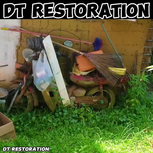 Restoring an Abandoned Yamaha Townmate T90 Motorcycle