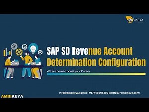 SAP SD(Sales and Distribution) Revenue Account Determination Configuration ||SAP Training ||Ambikeya
