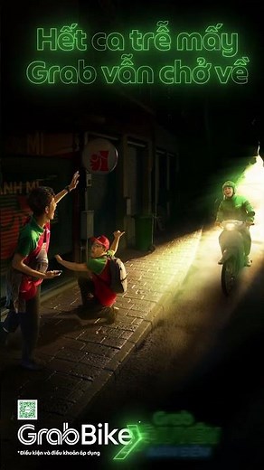 Grab Đón Xuyên Màn Đêm