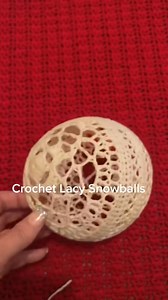 142K views · 2.3K reactions | Crochet Lacy Snowballs #snowballs #crochetproject #crochet #crochetsnowball #snowball #lacy #crochetball #ballcrochet #lacyball #crochetlove #crochetideas #howto #reels #reelsfb #ball #tutorial #crochettutorial #patterns #crochetpatterns | Crochet World | Facebook