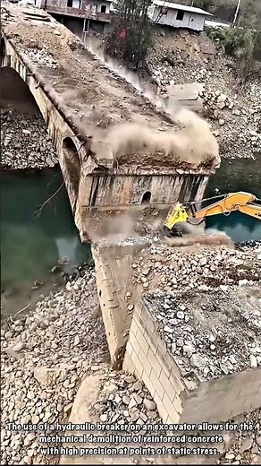 Gravitational Discrection: Structural Termination of Arch Bridge