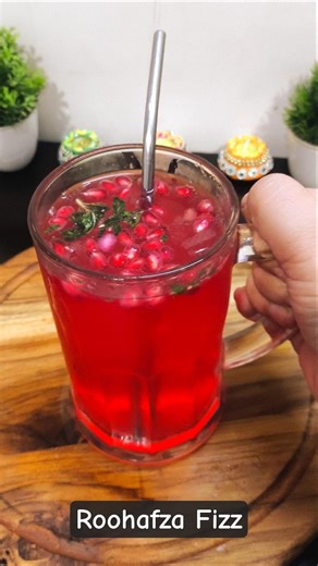 Roohafza Fizz Recipe|#summerdrinks#cooler#drinks #roohafzadrink #indiandrinks #mintdrink #viralreels