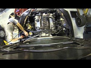 Cayenne engine install time lapse