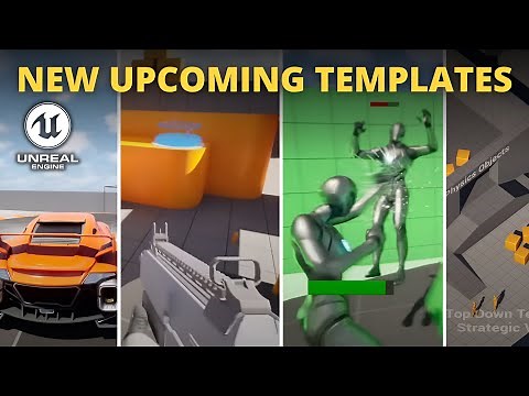 New Upcoming Official Templates for Unreal Engine 5.6 - Upgraded FPS, Race Game, Combat & More!