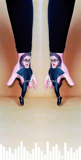 Stunning hand-paint art 🎨||The painting on my hand is so handsome||