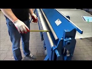 PLEGADORA MANUAL PARA ALUMINIO DE 3 M