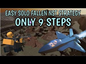 EASY Solo Fallen Strategy NST (ONLY 9 STEPS) | ROBLOX Tower Defense Simulator