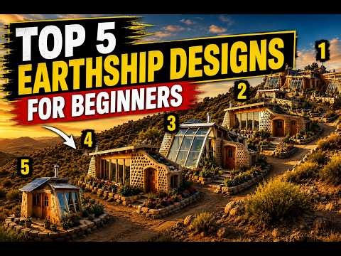 Top 5 Earthship Designs for Beginners in 2026 (The Ones That Actually Get Finished)