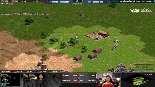 Trực tiếp | Giải đấu AOE Đấu Trường Thử Thách 2026 | Chạm 8 | Sỹ Yamato Minh Joker vs No1 Lê Thạc Hậu Máy: Sỹ Yamato Minh Joker Ngày: 27/1/2026 Siêu BLV : Hùng Tom Vua Tóc Giả - Since 2017 | Đẹp số 2 không ai số 1 VTG - Hệ thống Hair Studio độ tóc chuẩn quốc tế đầu tiên tại Việt Nam chuyên độ tóc thật, khôi phục vẻ đẹp phái mạnh #AOE #ChimSeDiNang #CSDN #Vuatocgia #Vtghair #tocthucong | Vitamin Network AOE