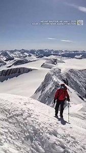 110 reactions | A climber in Alberta had the scare of a lifetime when an avalanche happened almost under his feet while climbing Mount Balfour. #avalanche #Alberta #MtBalfour | The Weather Network | Facebook