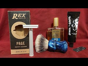 Rex Page – Review of the new aluminum safety razor ~ Il Cerusico