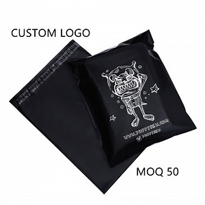 Custom Black Poly Mailers With Logo, Glossy Shipping Bags - Etsy
