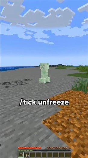 How to unfreeze in Minecraft tutorial #shorts