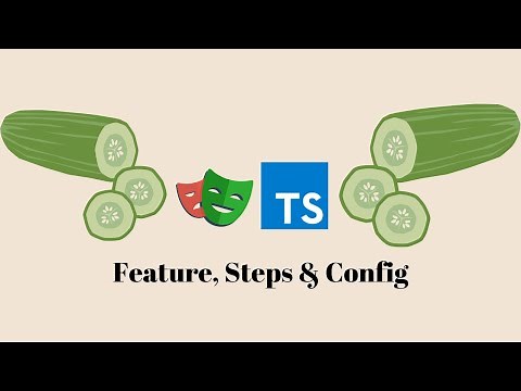 Create feature, steps & config | Playwright & Cucumber - Typescript | Part 1