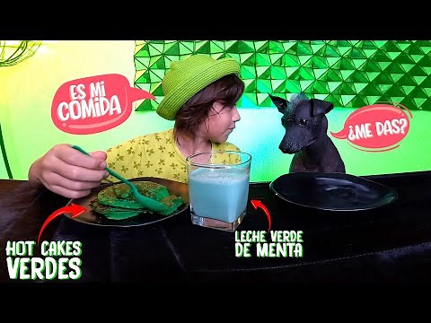 Mi COMIDA no es VERDE paso 24 Horas VIVIENDO Verde
