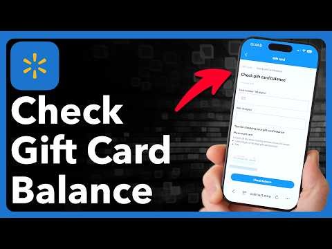 How To Check Walmart Gift Card Balance