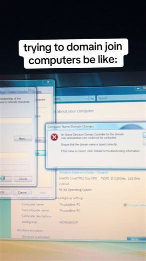 just a little errors here and there but still got there #windows #tech #computer #sysadmin