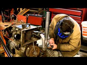 Stacking the Massey! - Massey Ferguson Garden Tractor Exhaust Stack.