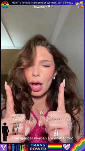 Flower Ava ✨ Blooming With Confidence 🌸 #TransGlowUp#transgender #viral #shorts