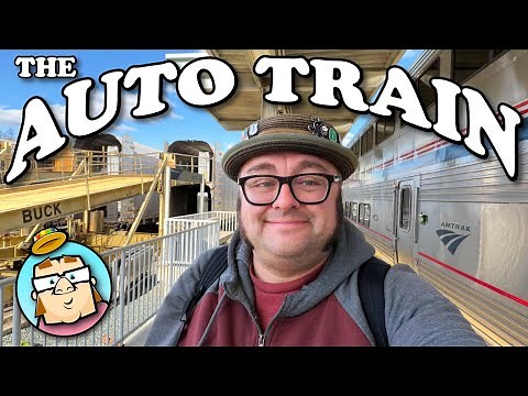The Auto Train - Putting my Car on a Train and Riding From Virginia to Florida - Amtrak - Lorton, VA